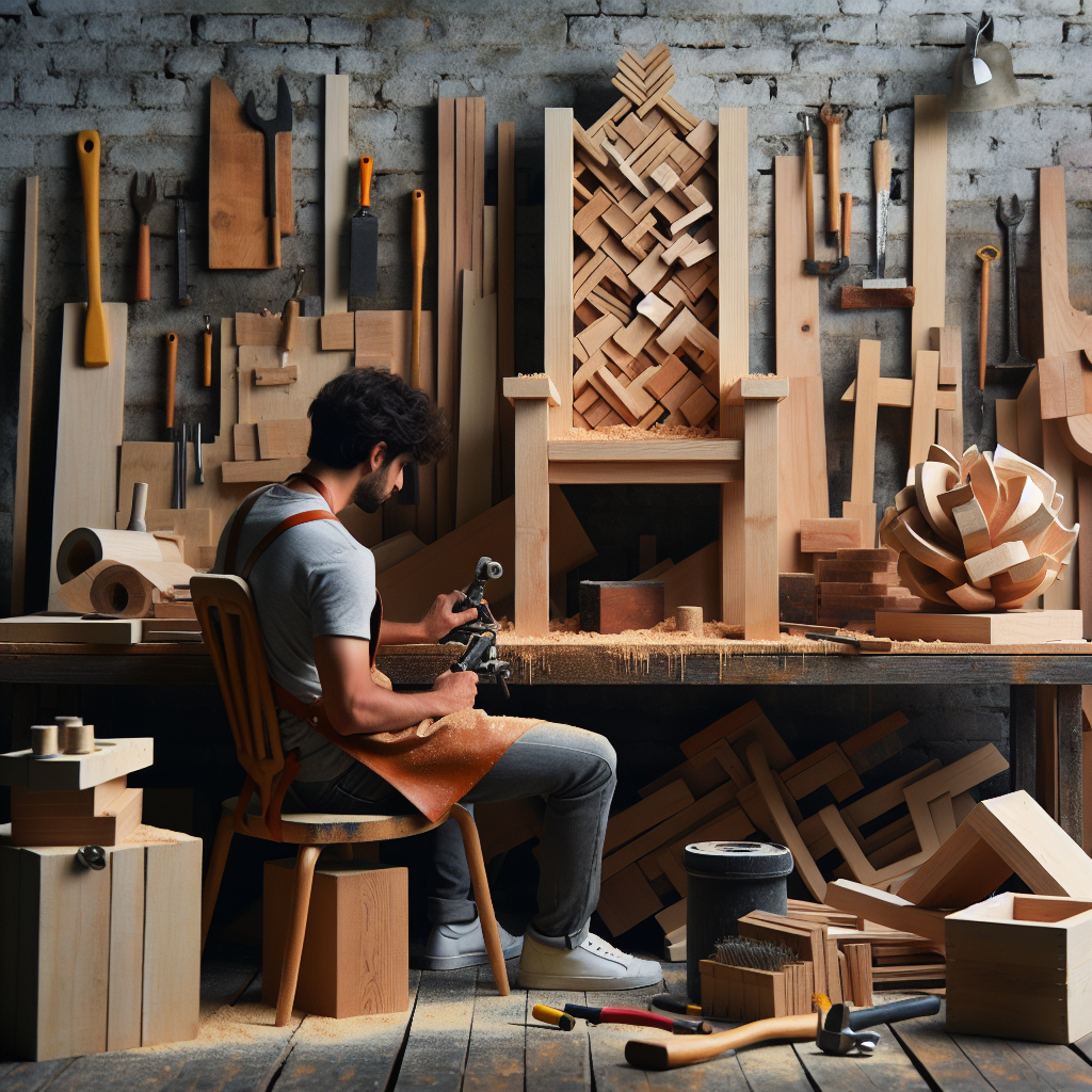 Inspirasi dari Furniture Designer Muda yang Mengubah Kayu Bekas Jadi Karya Seni