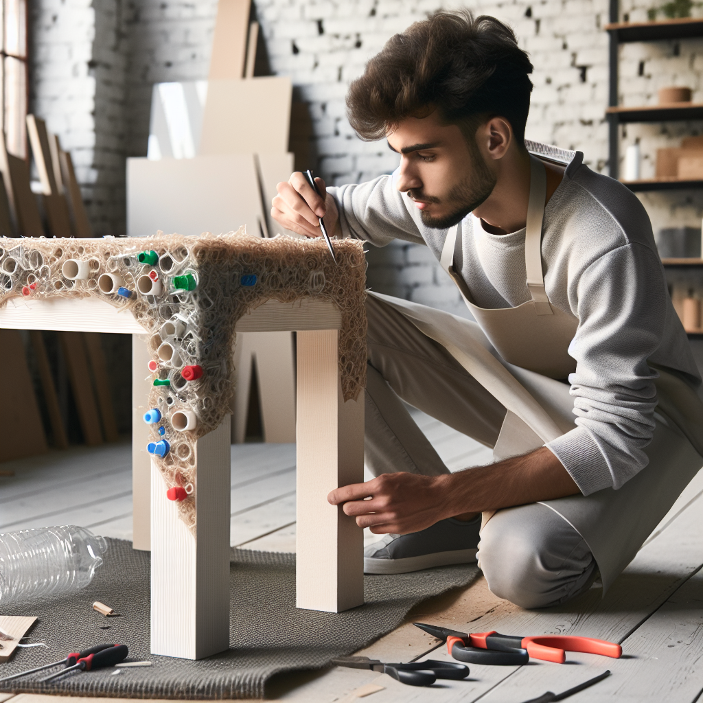 Desainer Furnitur Muda Ini Bikin Meja dari Sampah Plastik – Viral di Instagram!